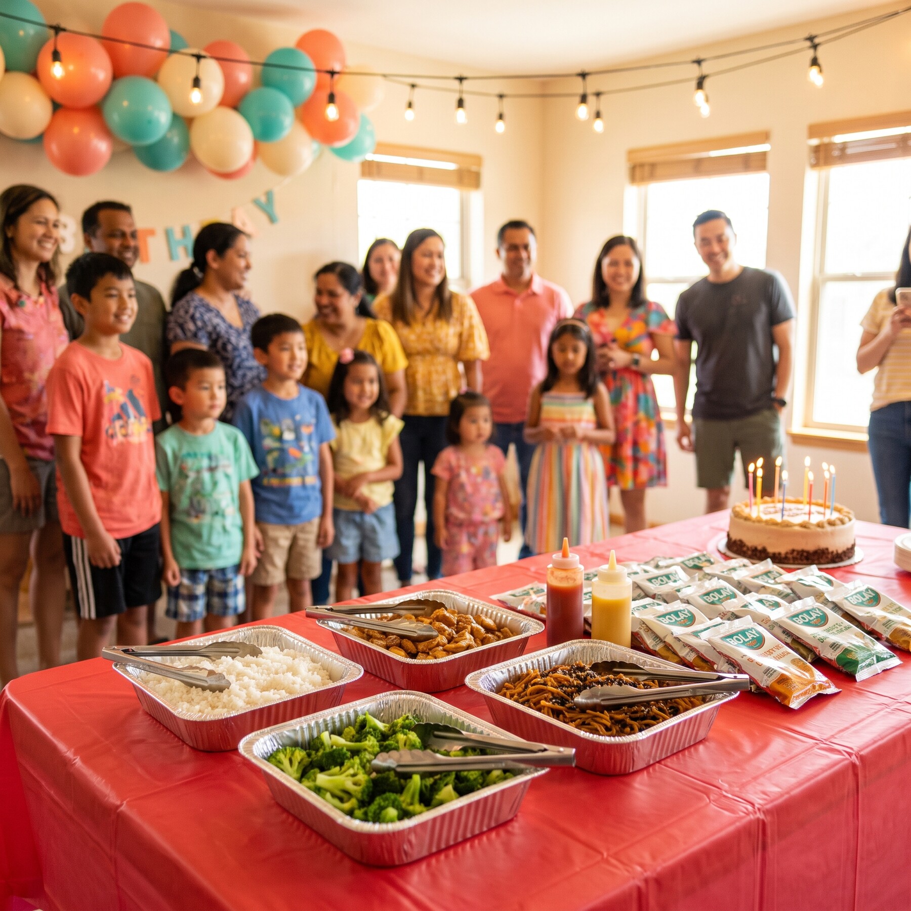Birthday catering